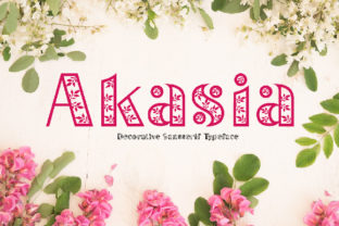 Akasia: A Botanical Font for Creative Makers