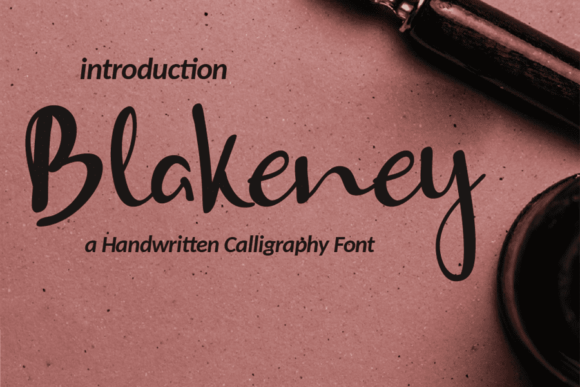 Blakeney Font: A Handwritten Touch for Web Design