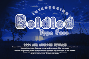 Boldlod: A Bold Typeface for Creative Makers