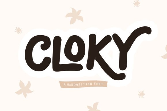 Cloky: Whimsical Handwritten Font