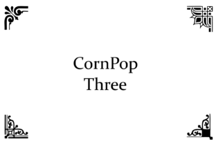CornPop Three Font for Business