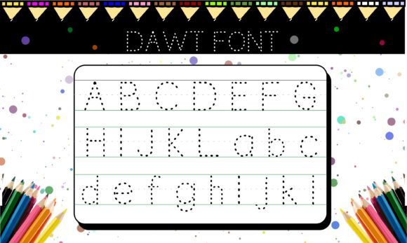 Dawt: A Dotted Font for Creative Branding