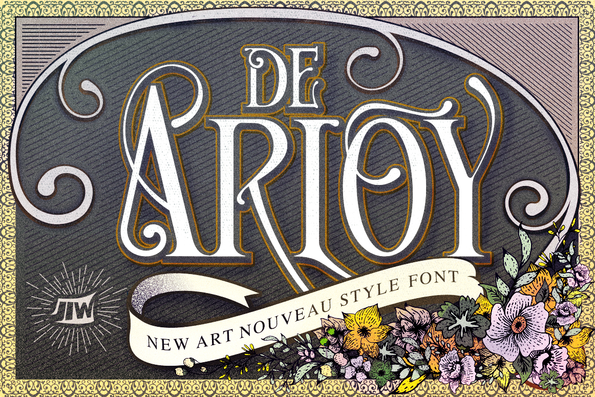 De Arloy: A Bold Statement in Decorative Typography
