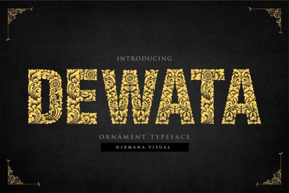Dewata: A Decorative Font for Web Design
