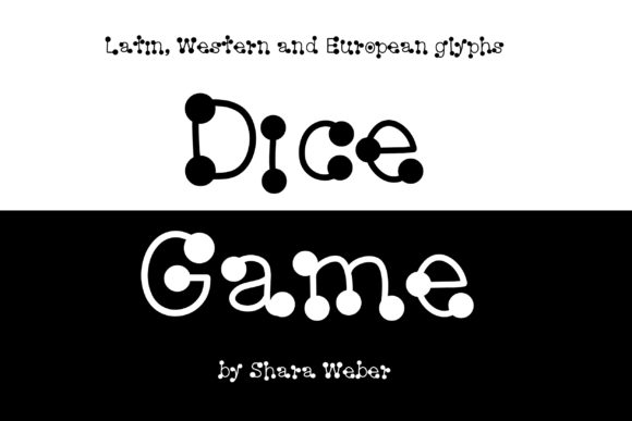 Dice Game Font Review