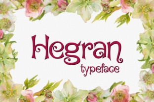 Hegran: A Hand-Drawn Font for Creative Design