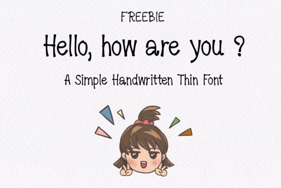 Hello, How Are You Font