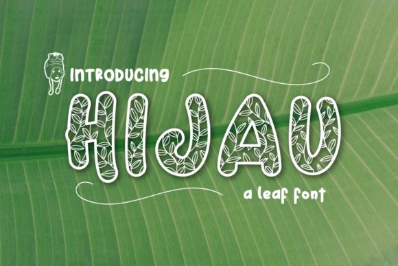 Hijau: A Bold Decorative Font