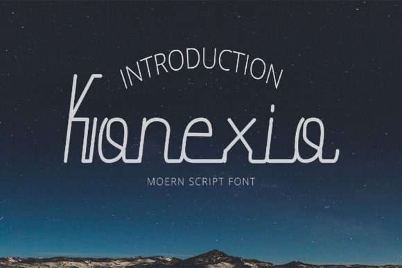 Konexio: A Handwritten Font for Makers