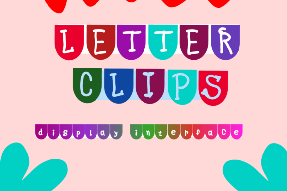 Letter Clips Font for Business