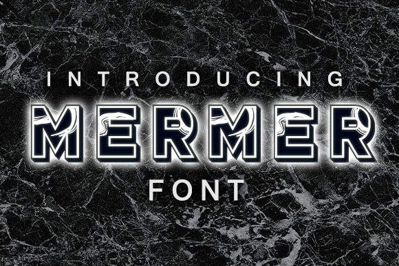 Mermer: A Bold 3D Font for Web Design