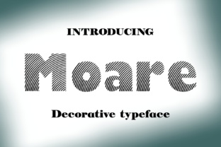 Moare Light: A Decorative Font for Creative Projects