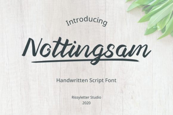 Nottingsam: A Bouncy Font for Creative Projects