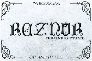 Reznor: A Bold Blackletter Font