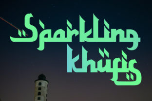 Sparkling Khufis: A Fun Font for Creative Campaigns