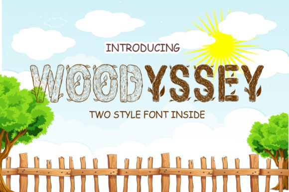 Woodyssey: A Creative Font for Bold Campaigns