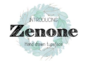 Zenone: A Creative Font for Web Design