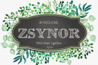 Zsynor: A Decorative Typeface for Web Design